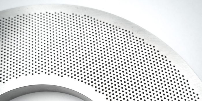 Lochplatte Kunststoffextruder Erodierte Bohrungen in Lochplatte für die Herstellung von Kunststoffgranulat